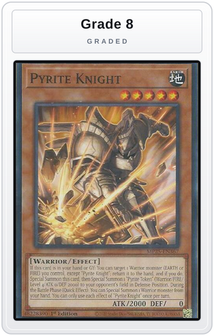 Graded - Pyrite Knight — Grade 8 graded overlay