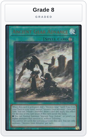 Graded - Ancient Gear Advance — Grade 8 graded overlay