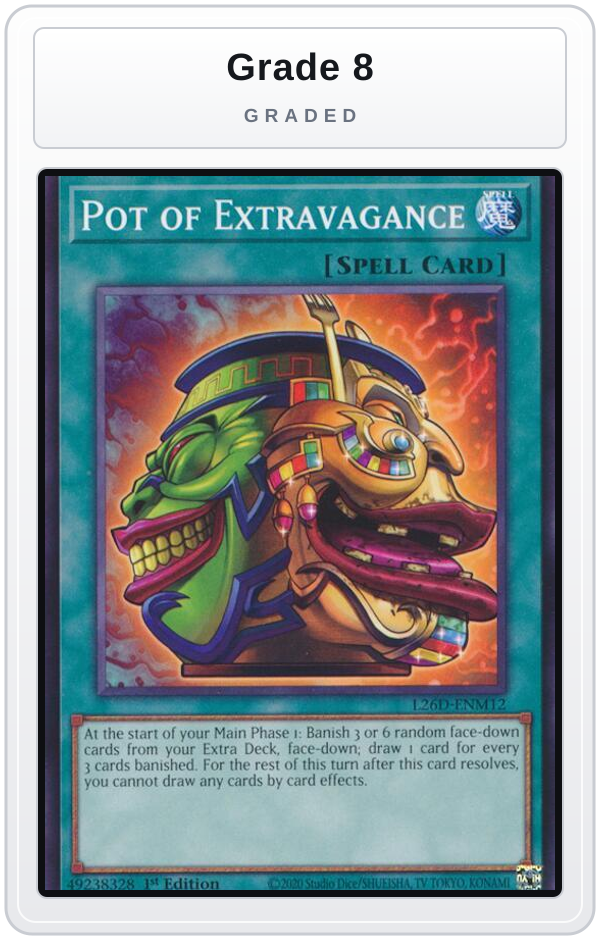 Graded - Pot of Extravagance — Grade 8 graded overlay