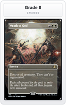 Graded - Wrath of God (Borderless) — Grade 8 graded overlay