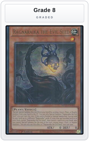 Graded - Ragnaraika the Evil Seed — Grade 8 graded overlay