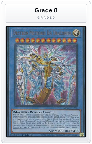 Graded - Drytron Meteonis DA Draconids — Grade 8 graded overlay