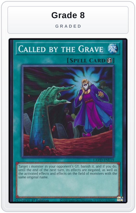 Graded - Called by the Grave (LAVD-ENL19) — Grade 8 graded overlay