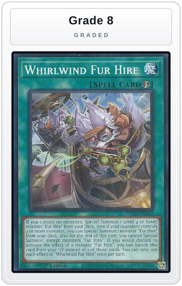 Graded - Whirlwind Fur Hire — Grade 8 graded overlay