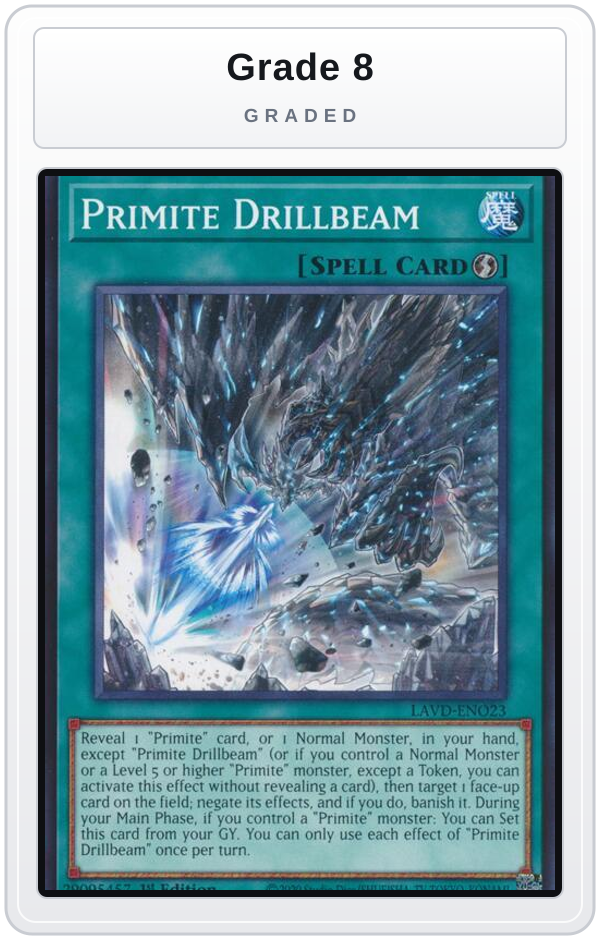 Graded - Primite Drillbeam — Grade 8 graded overlay