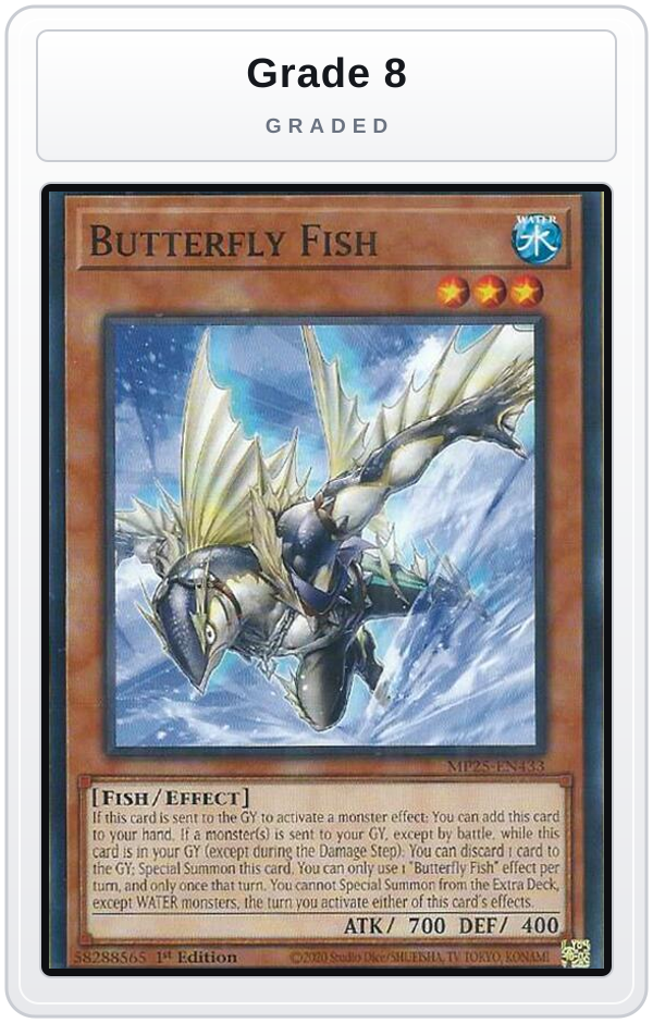 Graded - Butterfly Fish — Grade 8 graded overlay