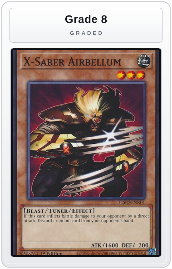 Graded - X-Saber Airbellum — Grade 8 graded overlay
