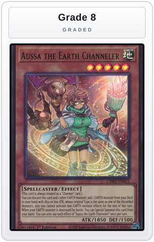 Graded - Aussa the Earth Channeler — Grade 8 graded overlay