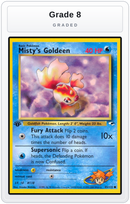 Graded - Misty's Goldeen (85) — Grade 8 graded overlay