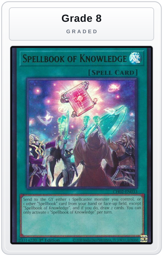 Graded - Spellbook of Knowledge — Grade 8 graded overlay