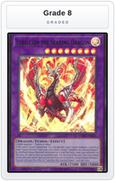 Graded - Lubellion the Searing Dragon — Grade 8 graded overlay