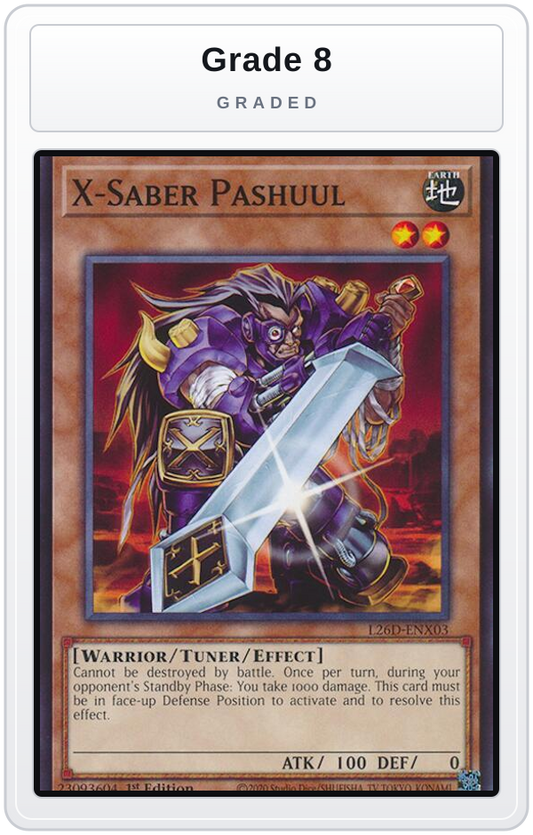 Graded - X-Saber Pashuul — Grade 8 graded overlay
