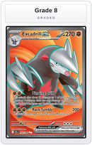 Graded - Excadrill ex - 160/086 — Grade 8 graded overlay