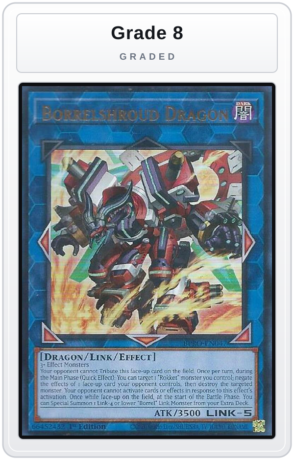 Graded - Borrelshroud Dragon — Grade 8 graded overlay