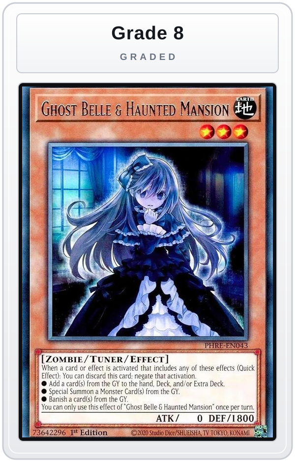 Graded - Ghost Belle & Haunted Mansion — Grade 8 graded overlay