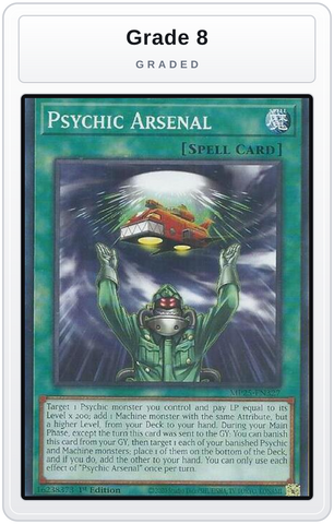 Graded - Psychic Arsenal — Grade 8 graded overlay