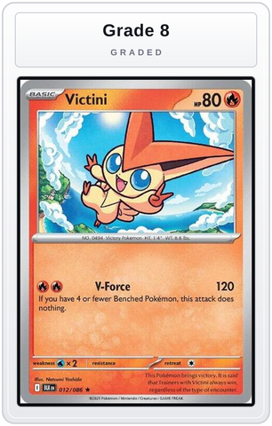 Graded - Victini — Grade 8 graded overlay
