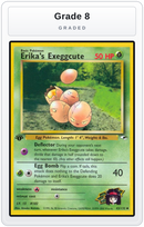 Graded - Erika's Exeggcute (43) — Grade 8 graded overlay