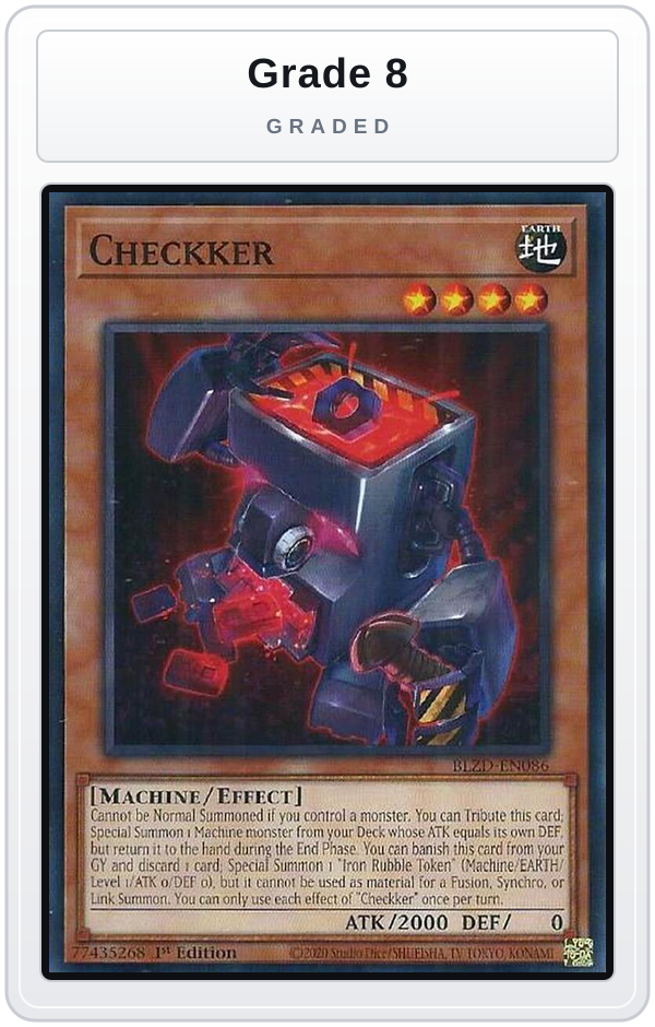 Graded - Checkker — Grade 8 graded overlay