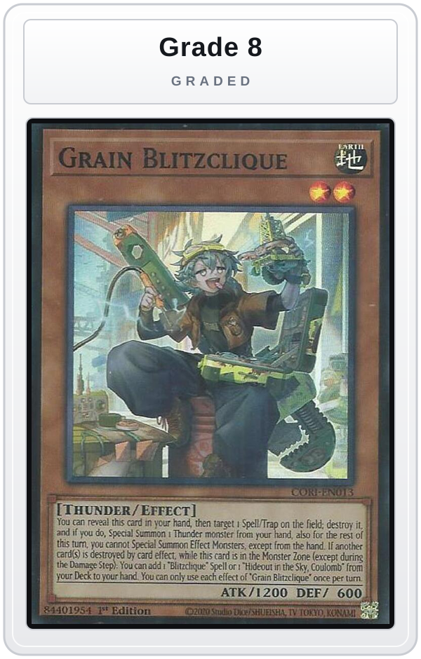 Graded - Grain Blitzclique — Grade 8 graded overlay