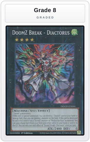 Graded - DoomZ Break - Diactorus — Grade 8 graded overlay