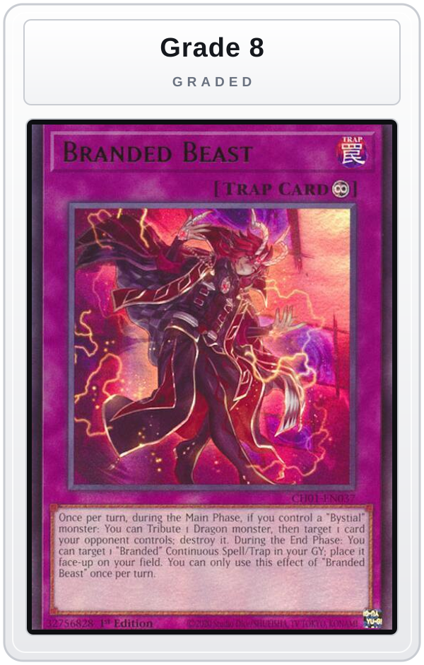 Graded - Branded Beast — Grade 8 graded overlay