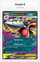 Graded - Mega Sharpedo ex - 061/094 — Grade 8 graded overlay