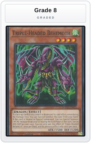Graded - Triple-Headed Behemoth — Grade 8 graded overlay