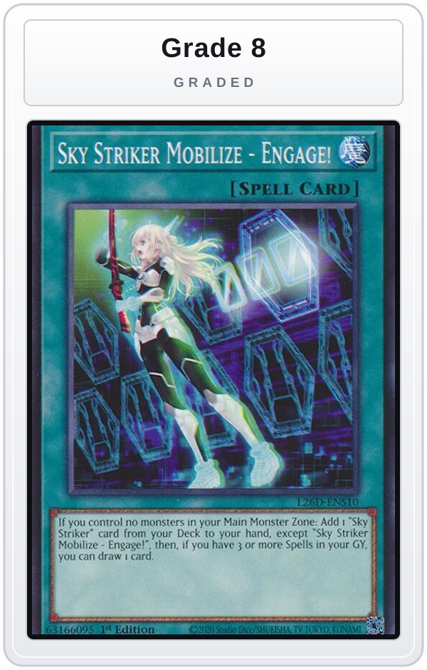 Graded - Sky Striker Mobilize - Engage! — Grade 8 graded overlay