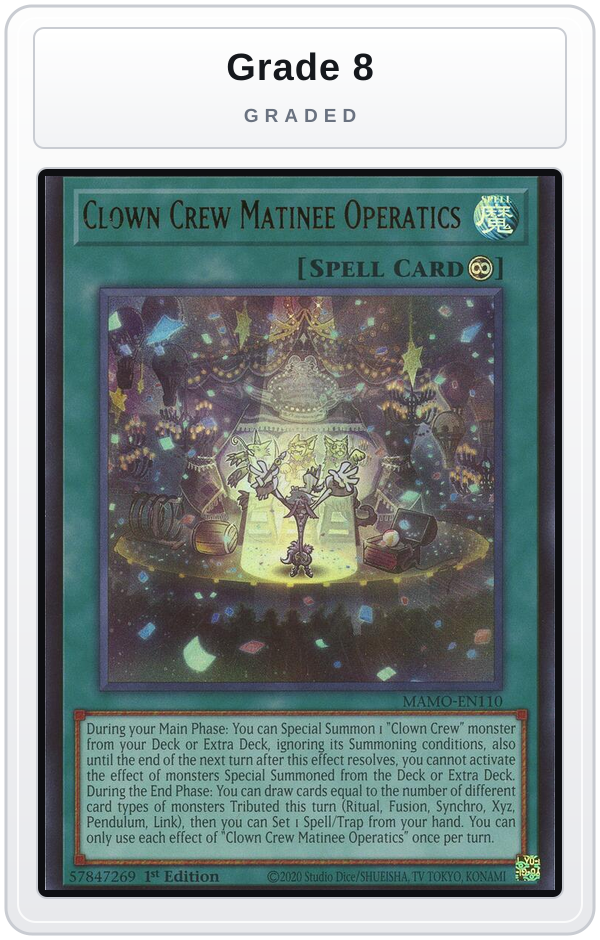 Graded - Clown Crew Matinee Operatics — Grade 8 graded overlay