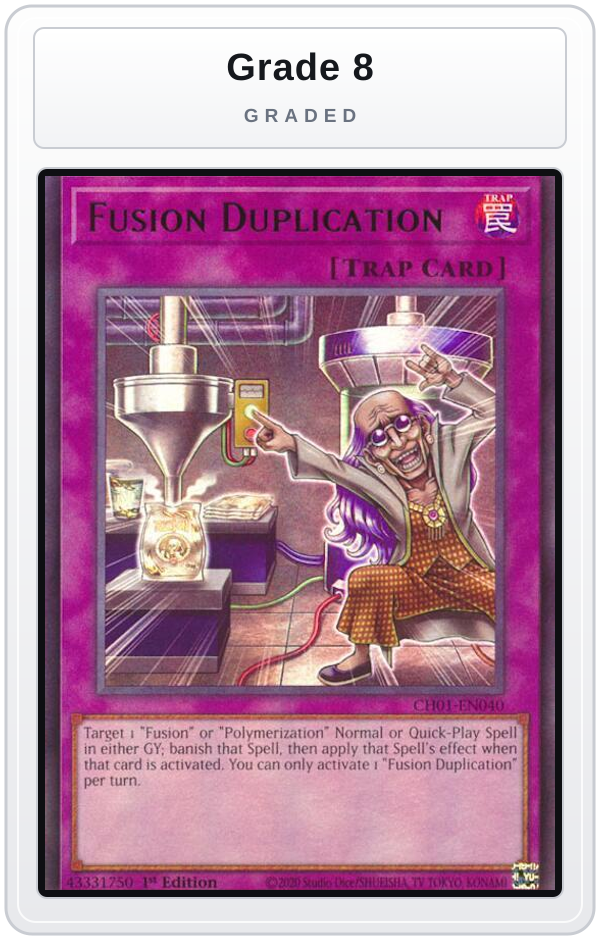 Graded - Fusion Duplication — Grade 8 graded overlay