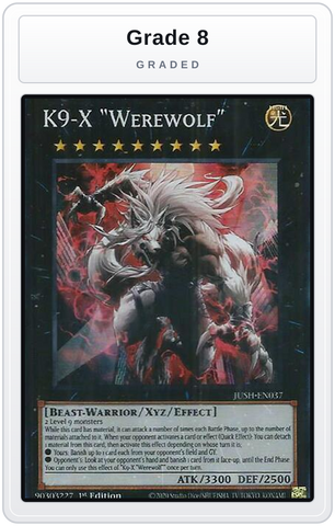 Graded - K9-X "Werewolf" — Grade 8 graded overlay
