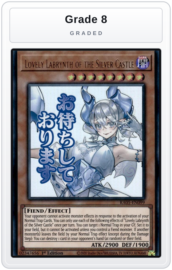 Graded - Lovely Labrynth of the Silver Castle — Grade 8 graded overlay