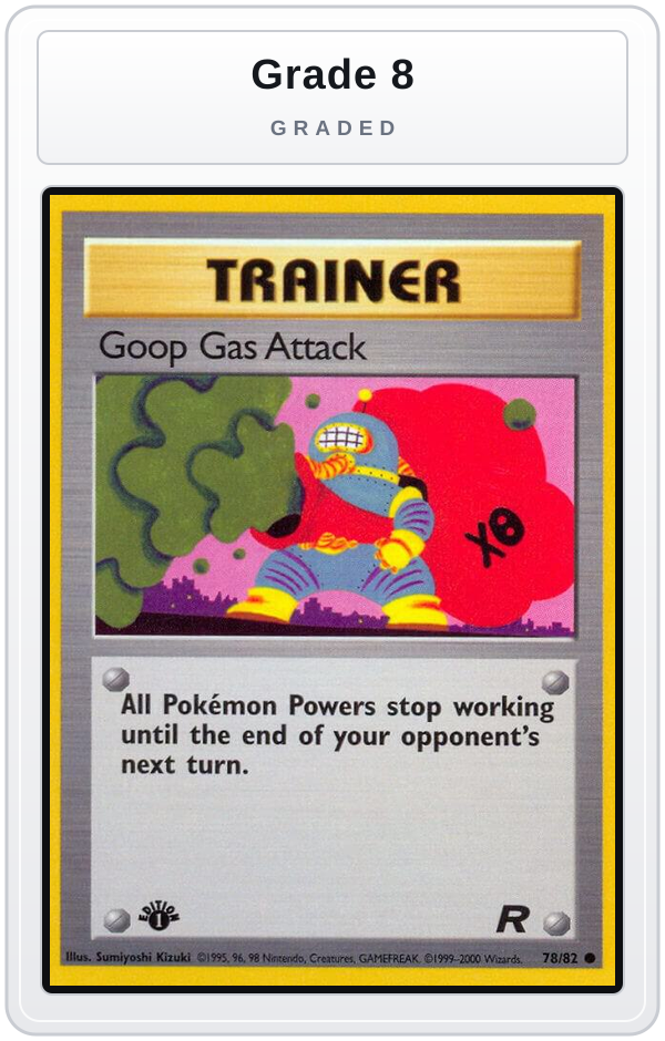Graded - Goop Gas Attack — Grade 8 graded overlay