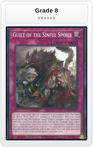 Graded - Guilt of the Sinful Spoils — Grade 8 graded overlay
