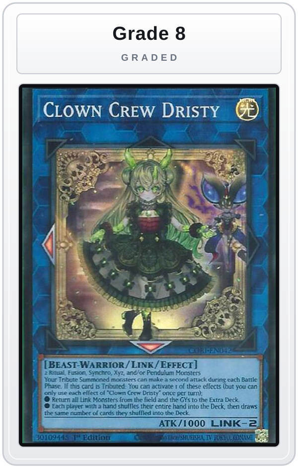 Graded - Clown Crew Dristy — Grade 8 graded overlay