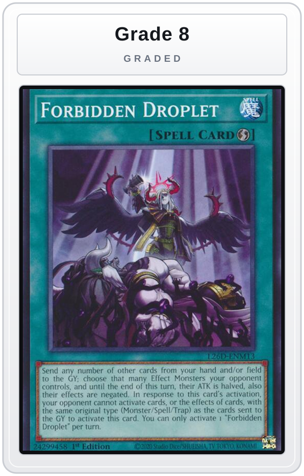 Graded - Forbidden Droplet — Grade 8 graded overlay