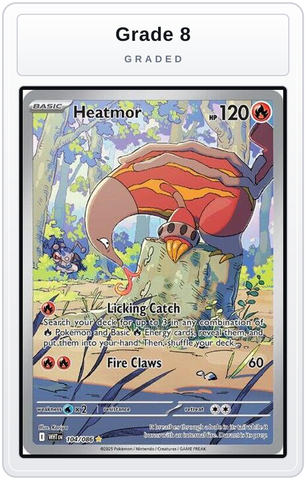 Graded - Heatmor - 104/086 — Grade 8 graded overlay