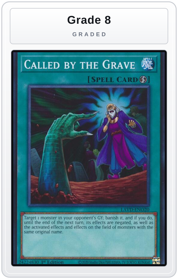 Graded - Called by the Grave (LAVD-ENO20) — Grade 8 graded overlay