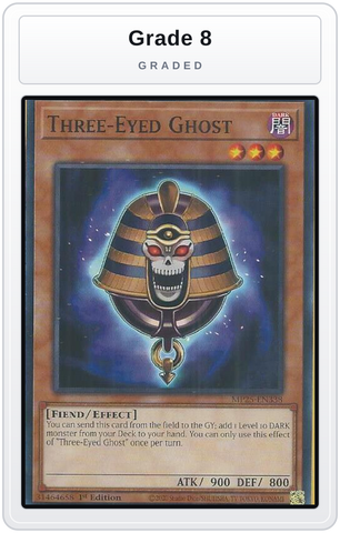 Graded - Three-Eyed Ghost — Grade 8 graded overlay
