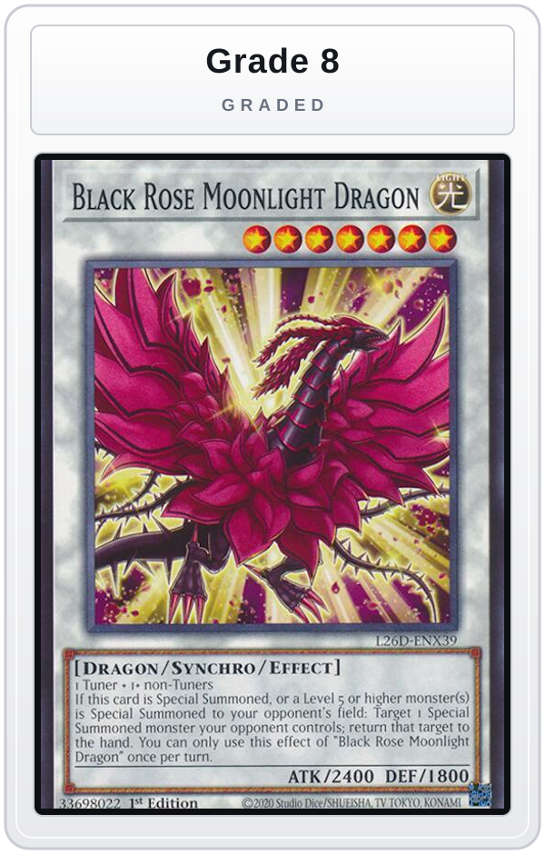 Graded - Black Rose Moonlight Dragon — Grade 8 graded overlay