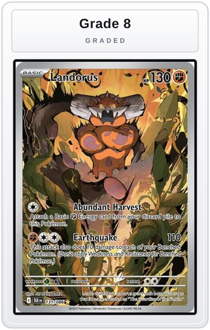 Graded - Landorus - 131/086 — Grade 8 graded overlay