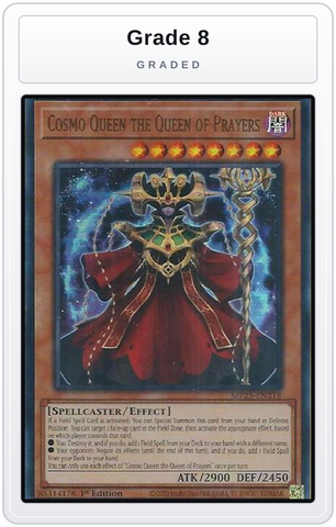 Graded - Cosmo Queen the Queen of Prayers — Grade 8 graded overlay