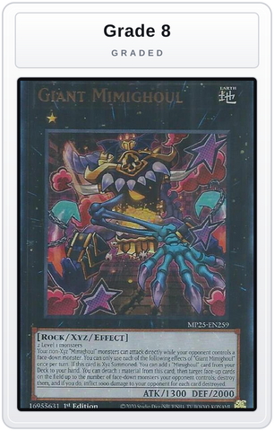 Graded - Giant Mimighoul — Grade 8 graded overlay