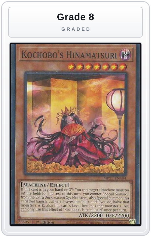 Graded - Kochobo's Hinamatsuri — Grade 8 graded overlay