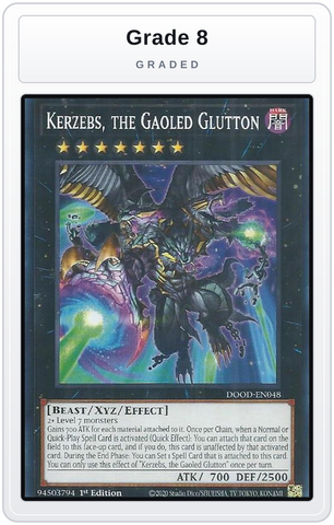 Graded - Kerzebs, the Gaoled Glutton — Grade 8 graded overlay