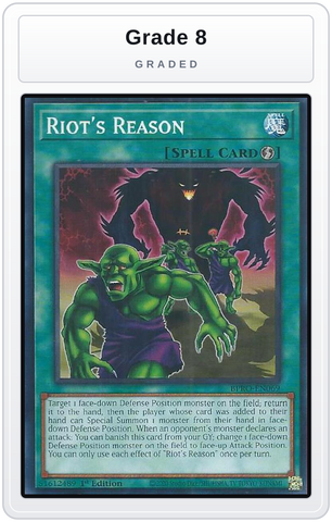 Graded - Riot's Reason — Grade 8 graded overlay