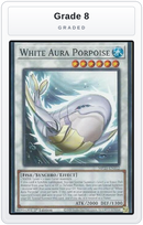 Graded - White Aura Porpoise — Grade 8 graded overlay