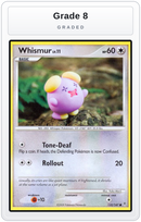 Graded - Whismur — Grade 8 graded overlay