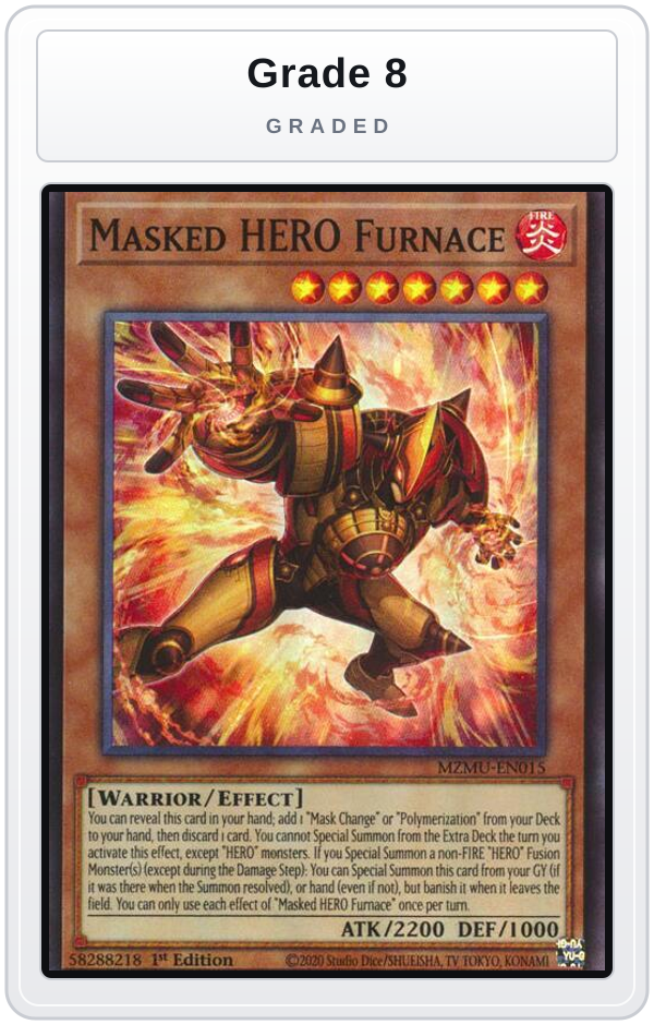 Graded - Masked HERO Furnace — Grade 8 graded overlay